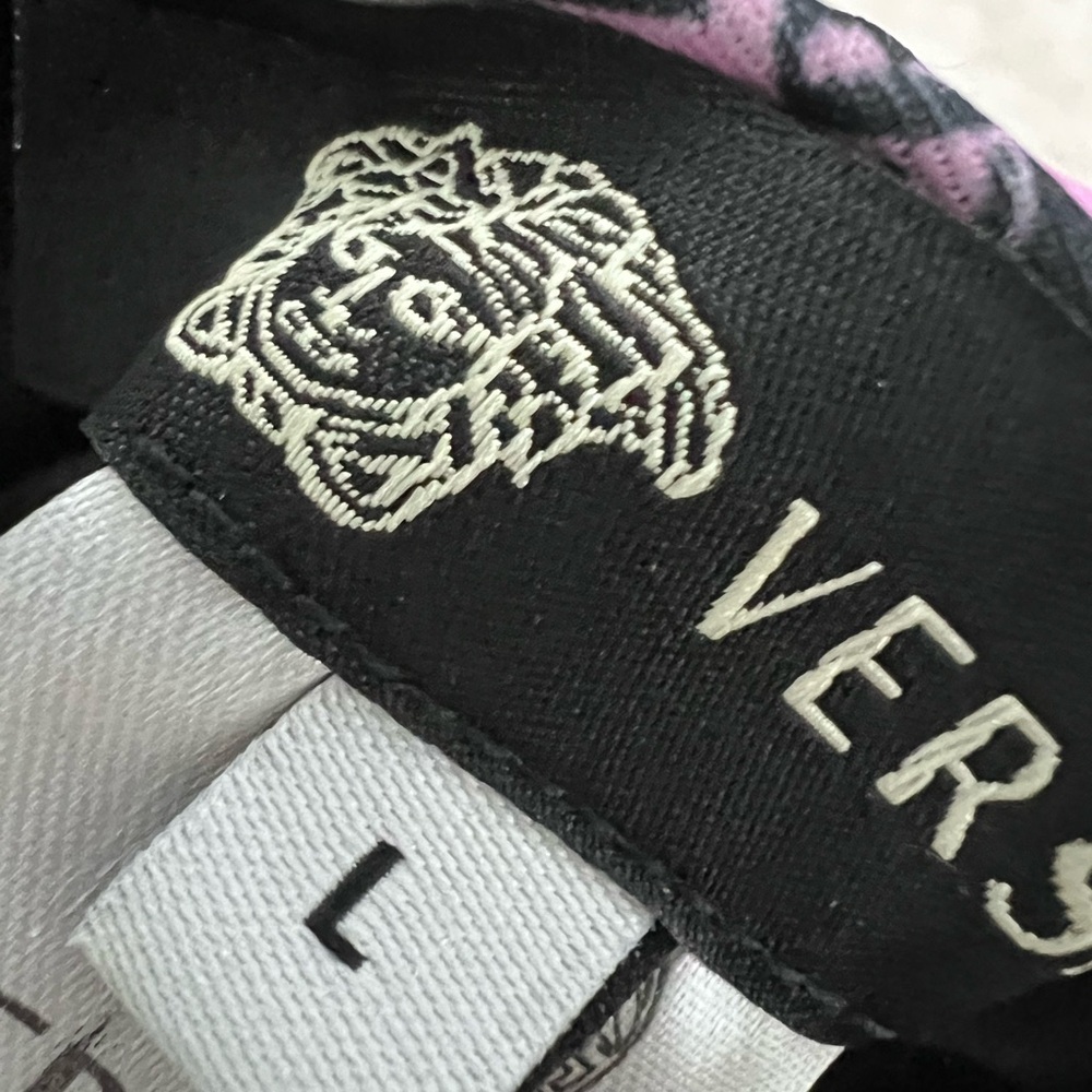 Versace Multicolor Geometric Pattern Swimsuit Sz L - image 5